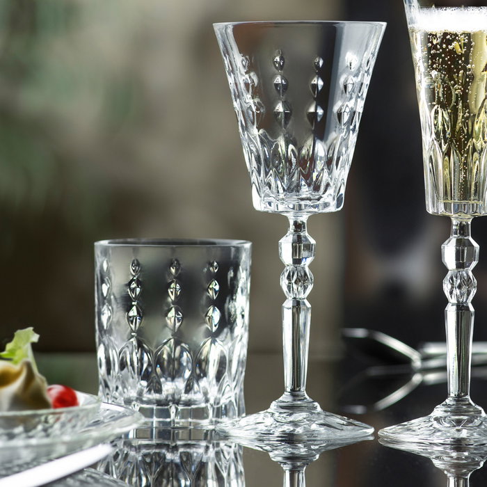 Rcr Cristalleria IT Vaso Marilyn Cristal Ecológico Luxion 340 Ml (6 Unidades) Altura 94 Mm