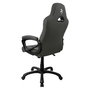 AROZZI Enzo Silla Gaming para PC, Negro/Gris Tela Woven, Respaldo y Asiento Acolchados, Ajuste de Altura e Inclinación, Soporte 95 kg