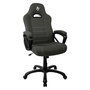 AROZZI Enzo Silla Gaming para PC, Negro/Gris Tela Woven, Respaldo y Asiento Acolchados, Ajuste de Altura e Inclinación, Soporte 95 kg