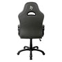 AROZZI Enzo Silla Gaming para PC, Negro/Gris Tela Woven, Respaldo y Asiento Acolchados, Ajuste de Altura e Inclinación, Soporte 95 kg
