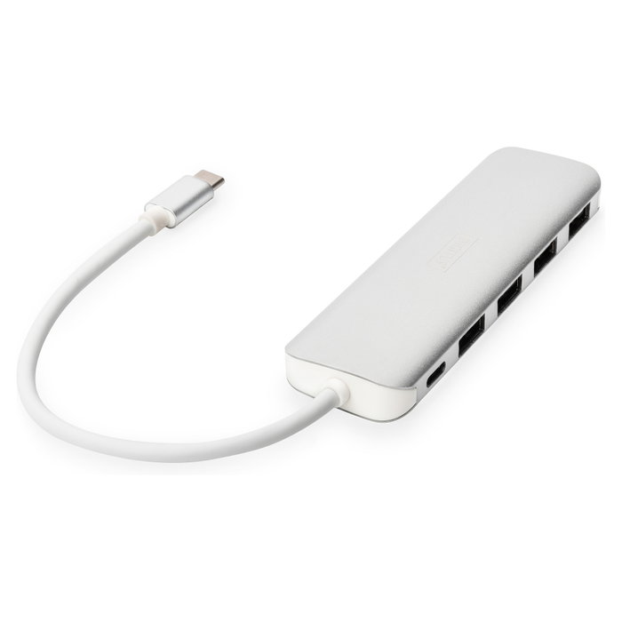 Digitus Hub USB-C DA-70242-1 con 4 puertos USB 3.0 y PD Digitus Hub USB-C DA-70242-1 con 4 puertos USB 3.0 y PD