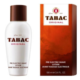 Tabac Original Pre Electric Shave 100 ml Loción de Afeitado para Hombre
