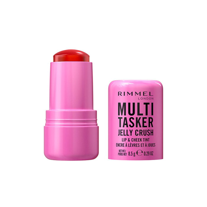 Rimmel London Multitasker Jelly Crush Colorete y Pintalabios en Stick #100-Pink Dash 8,5 gr