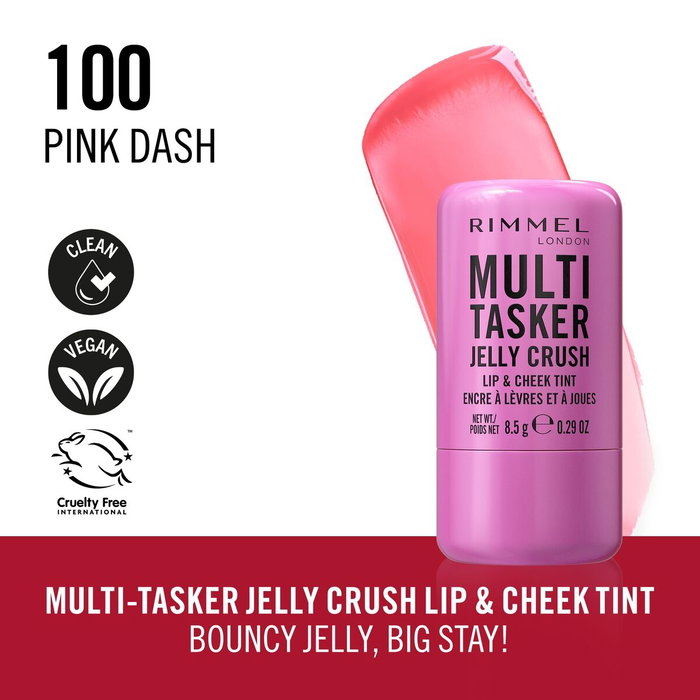 Rimmel London Multitasker Jelly Crush 100-Pink Dash