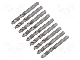 RECA Broca corta para metal de 6 mm en acero rápido HSS