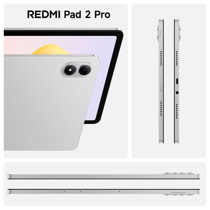 Xiaomi Redmi Pad 2 Pro, 12.1 pulgadas, 6GB RAM, 128GB, Plata