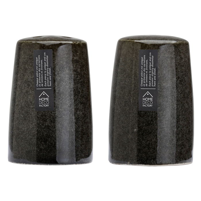 Home Deco Factory Juego Salero y Pimentero Tokyo Vallee Outlet Aspecto Crudo y Natural Home Deco Factory Juego Salero y Pimentero Tokyo Vallee Outlet Aspecto Crudo y Natural