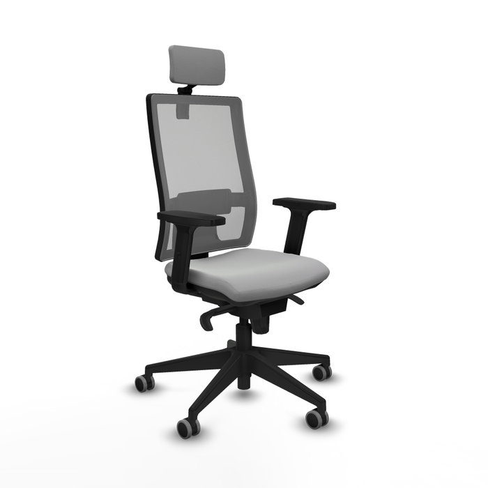 PIQUERAS Y CRESPO Silla de oficina Horna con mecanismo Sincro Gris PIQUERAS Y CRESPO Silla de oficina Horna con mecanismo Sincro Gris
