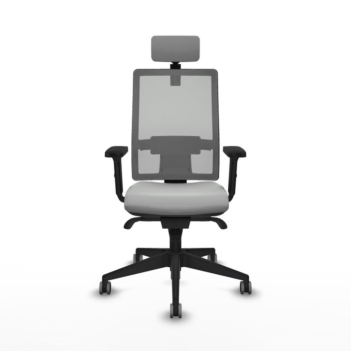 PIQUERAS Y CRESPO Silla de oficina Horna con mecanismo Sincro Gris PIQUERAS Y CRESPO Silla de oficina Horna con mecanismo Sincro Gris