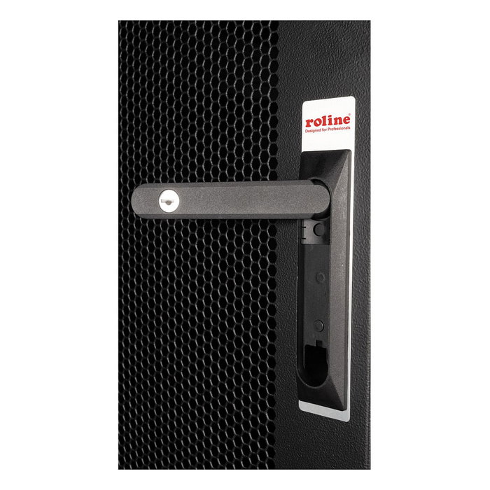 ROLINE Rack 19 pulgadas Servidor Basic 42 HE, 42U, Negro, Acero, 600 mm Ancho x 1000 mm Profundidad, Capacidad 600 kg, 26.21.0210