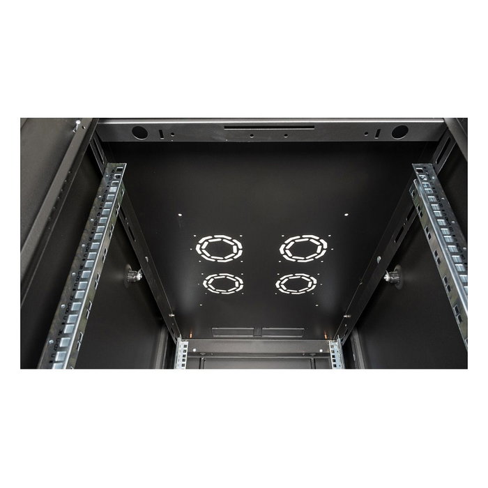 ROLINE Rack 19 pulgadas Servidor Basic 42 HE, 42U, Negro, Acero, 600 mm Ancho x 1000 mm Profundidad, Capacidad 600 kg, 26.21.0210
