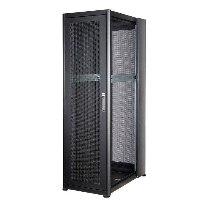 ROLINE Rack 19 pulgadas Servidor Basic 42 HE, 42U, Negro, Acero, 600 mm Ancho x 1000 mm Profundidad, Capacidad 600 kg, 26.21.0210