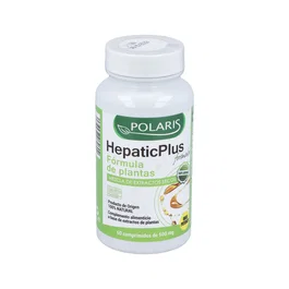 POLARIS Hepatic Plus 500mg - 60 Comprimidos - Complemento Alimenticio con Cardo Mariano, Cúrcuma y Romero para Apoyo Hepático