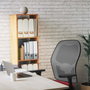 PIQUERAS Y CRESPO Silla de oficina Jorquera con mecanismo Sincro, Gris y Azul