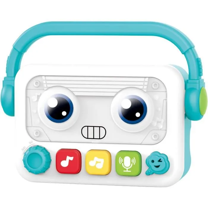 Jade Walkman Musical y Luminoso 17 cm Música Grabación Deformación de Voz A partir de 18 Meses
