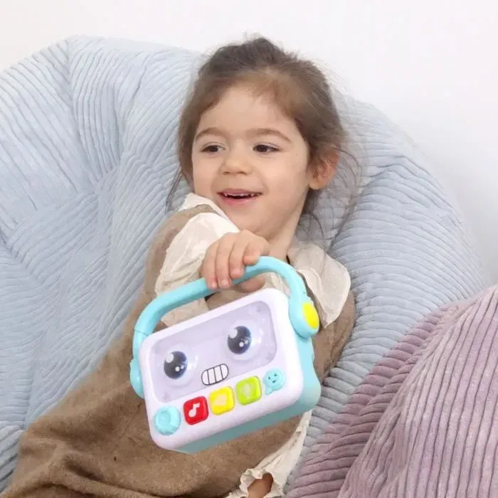 Jade Walkman Musical y Luminoso 17 cm Música Grabación Deformación de Voz A partir de 18 Meses