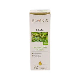 Flora Aceite de Neem Antiséptico 50ml Bio para Cuidado de Piel Hidratante Protector Regenerante Eudérmico Restructurante