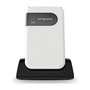 Emporia SIMPLICITYglam 4G Móvil con Tapa para Personas Mayores, 2.8", 4G LTE, NanoSIM, Bluetooth 5.0, Resistente IP44, Blanco