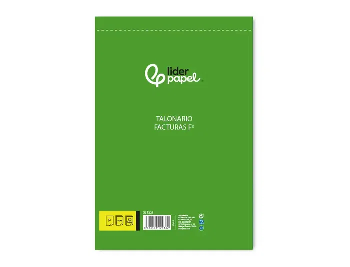 Liderpapel Talonario de Facturas Folio con Original y Copia T223 Liderpapel Talonario de Facturas Folio con Original y Copia T223