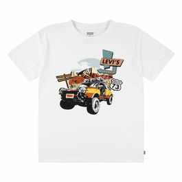 Camiseta de Manga Corta Infantil Levi's Lvb Day Trip Blanco