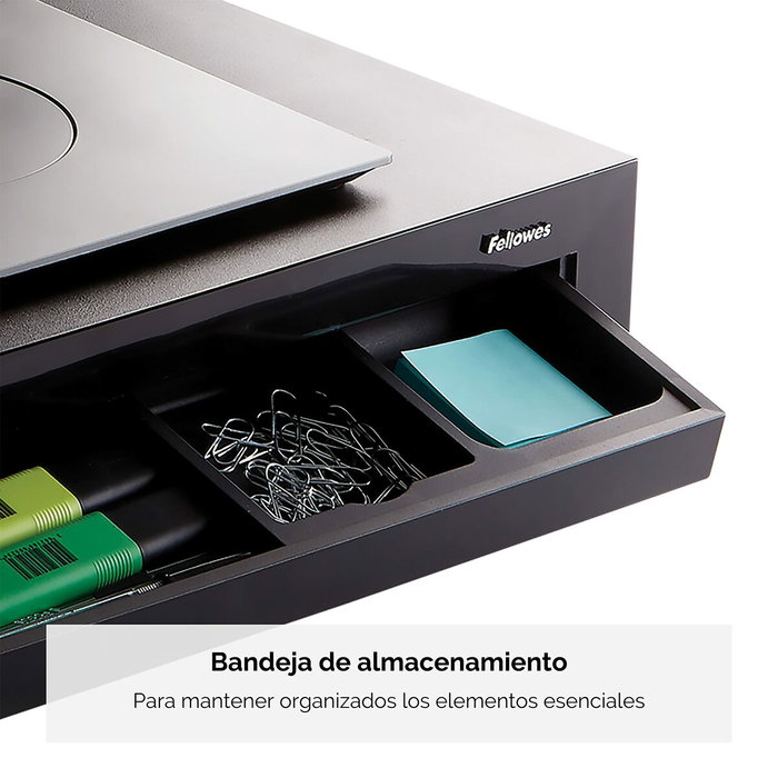 Fellowes Designer Suites Soporte para Monitor Negro con 3 Alturas