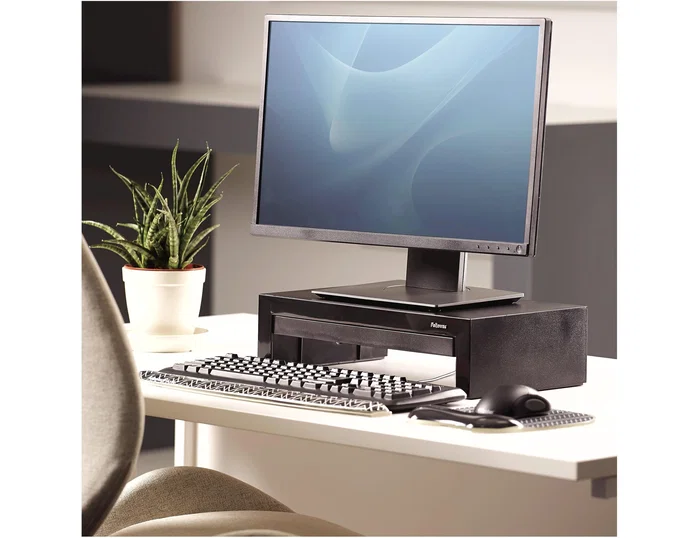 Fellowes Designer Suites Soporte para Monitor Negro con 3 Alturas