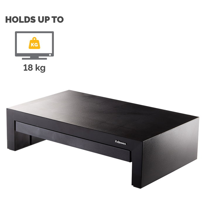 Fellowes Designer Suites Soporte para Monitor Negro con 3 Alturas