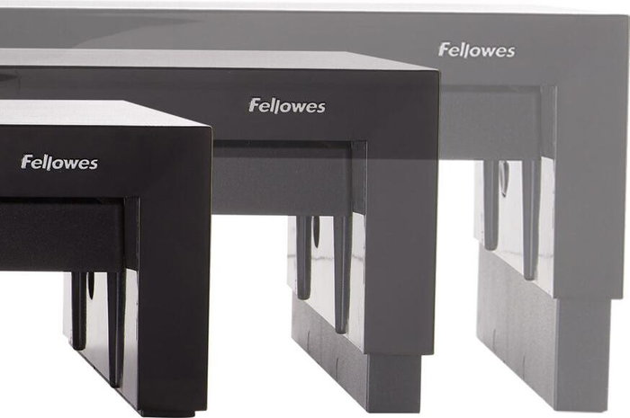 Fellowes Designer Suites Soporte para Monitor Negro con 3 Alturas