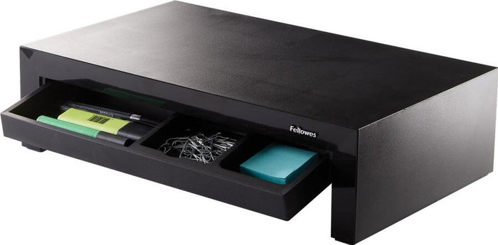 Fellowes Designer Suites Soporte para Monitor Negro con 3 Alturas