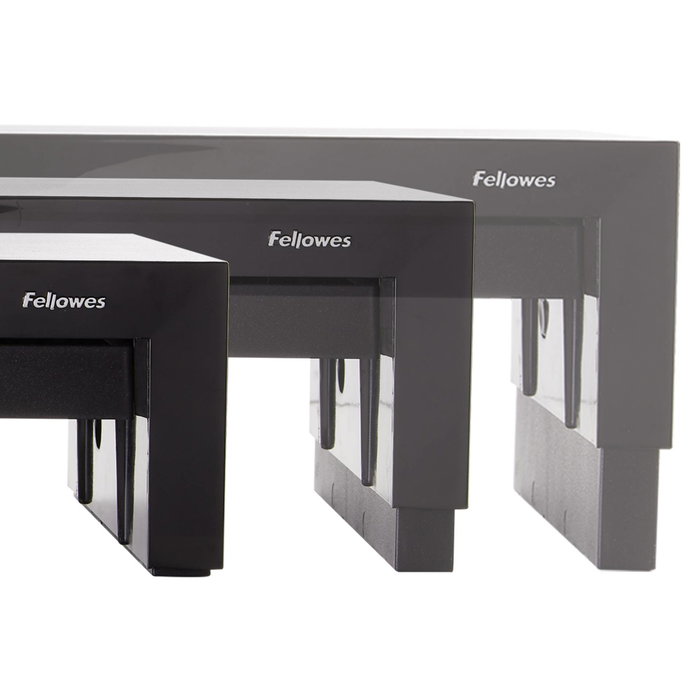Fellowes Designer Suites Soporte para Monitor Negro con 3 Alturas