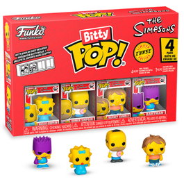 Funko Pack de 4 Figuras Bitty POP! Los Simpson Serie 3