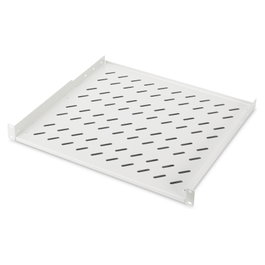 Digitus Estantería de 1U para Armario de 19 pulgadas, 44x482x399 mm, Gris