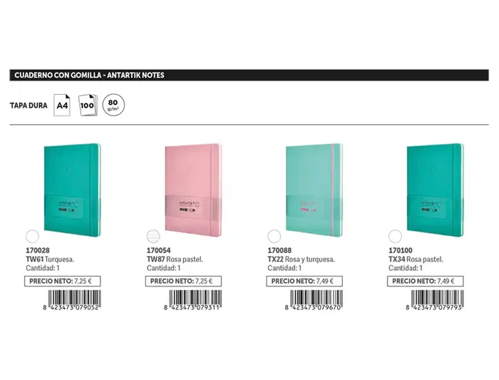 Antartik Lote Día de la Madre 2026 - 14 Artículos + Bolso Regalo, 2 Carteles A4, 10 Postales y Display para Papelería, Cuadernos y Mochilas