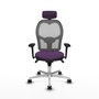 PIQUERAS Y CRESPO Silla de oficina Jorquera Morado/Gris