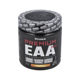 Weider Premium Eaa Zero Tropical 325Gr Aminoácidos Esenciales para Síntesis Proteica y Recuperación Muscular