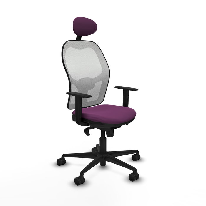PIQUERAS Y CRESPO Silla de oficina Jorquera Morado y Blanco PIQUERAS Y CRESPO Silla de oficina Jorquera Morado y Blanco