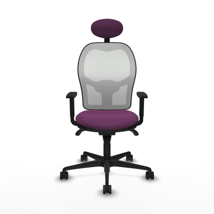 PIQUERAS Y CRESPO Silla de oficina Jorquera Morado y Blanco PIQUERAS Y CRESPO Silla de oficina Jorquera Morado y Blanco
