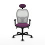 PIQUERAS Y CRESPO Silla de oficina Jorquera Morado y Blanco
