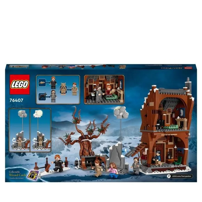 LEGO 76407 Harry Potter La Casa de los Gritos y el Sauce Boxeador, Juguete del Prisionero de Azkaban, Set para niños de 9 Años, Regalo