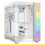 Be Quiet! LIGHT BASE 900 FX White, Fuente de Alimentación ATX 3.1 PC, 1200W 80 Plus Platinum, Modular, Ventilador Silent Wings 4, 2x PCIe 5.1 12VHPWR, Cables Negros Planos