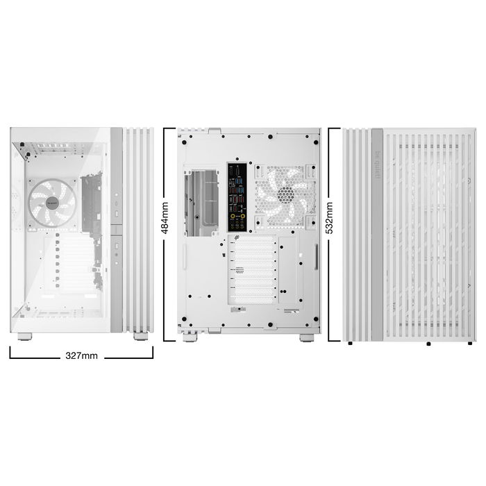 Be Quiet! LIGHT BASE 900 FX White, Fuente de Alimentación ATX 3.1 PC, 1200W 80 Plus Platinum, Modular, Ventilador Silent Wings 4, 2x PCIe 5.1 12VHPWR, Cables Negros Planos
