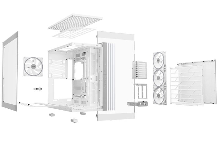 be quiet! Light Base 900 FX BGW72 White on Transparent - Caja PC be quiet! Light Base 900 FX BGW72 White on Transparent - Caja PC