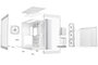 be quiet! Light Base 900 FX BGW72 White on Transparent - Caja PC