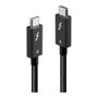 Lindy Cable Thunderbolt 4 31120 de 1 m, 40 Gbps, Negro