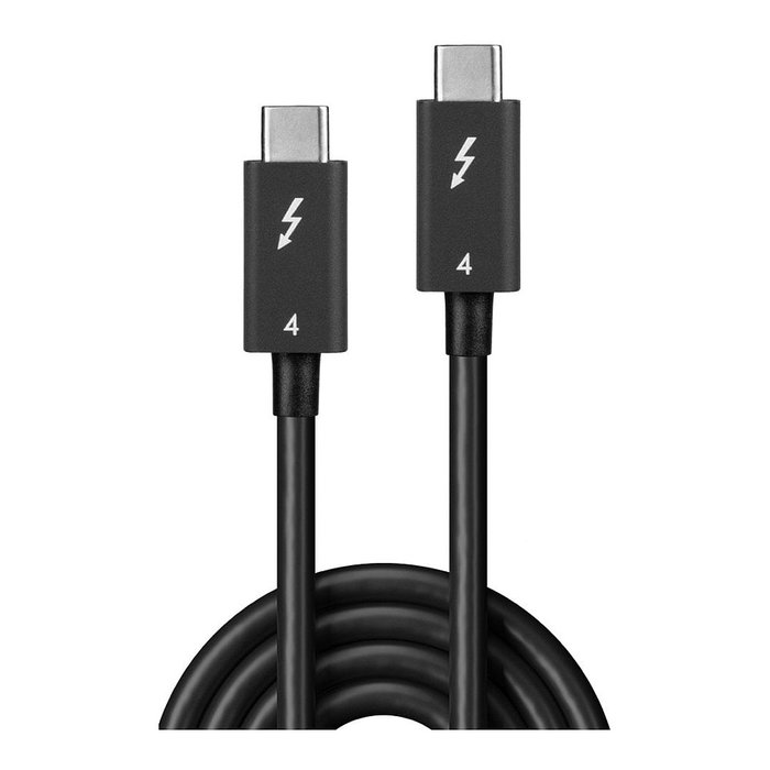 Lindy Cable Thunderbolt 4 31120 de 1 m, 40 Gbps, Negro Lindy Cable Thunderbolt 4 31120 de 1 m, 40 Gbps, Negro