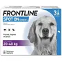 Frontline FRO4064951022890 Pipetas Antiparasitarias para Perros (20-40 kg) contra Pulgas, Garrapatas y Piojos