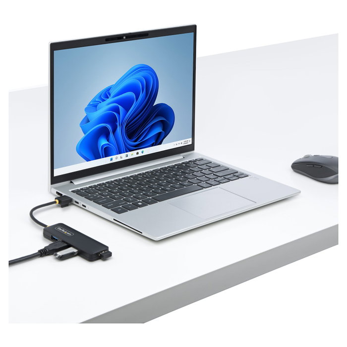 StarTech.com Hub USB-A de 4 Puertos H5A4A-USB-HUB 5Gbps Negro