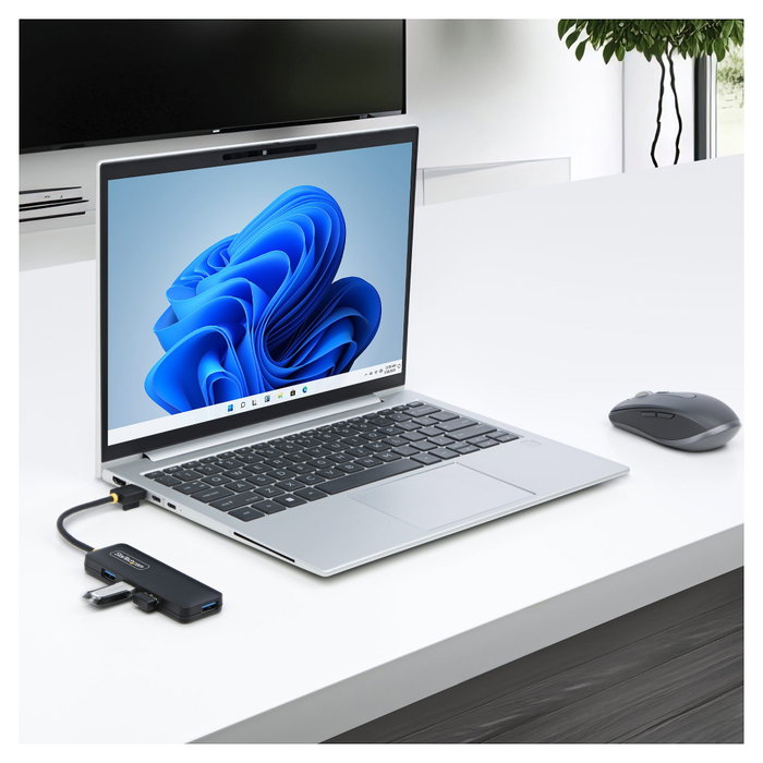 StarTech.com Hub USB-A de 4 Puertos H5A4A-USB-HUB 5Gbps Negro