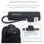 StarTech.com Hub USB-A de 4 Puertos H5A4A-USB-HUB 5Gbps Negro
