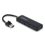 StarTech.com H5A4A-USB-HUB - Hub USB 3.0 de 4 Puertos Type-A, Compacto, Alimentado por Bus (5Gbps), Plug and Play, Negro